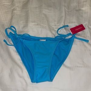 Blue bikini bottom